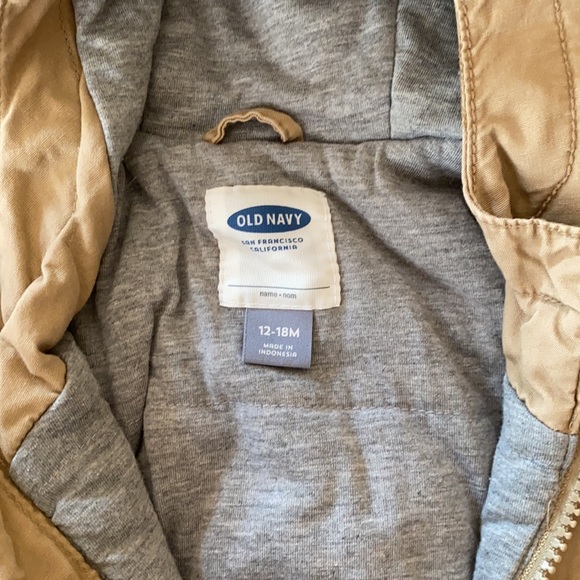 Boys Lined Khaki Jacket - Old Navy - Picture 2 of 3